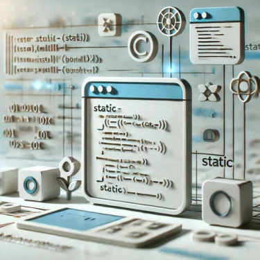 เจาะลึก static ในภาษา C: ทำไมต้องใช้ และใช้อย่างไร