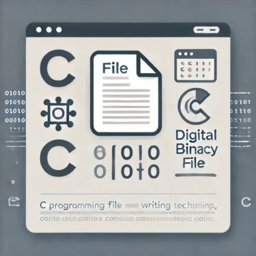 C 파일 쓰기 튜토리얼: C에서 텍스트 및 바이너리 파일을 쓰는 방법 (예제 포함)